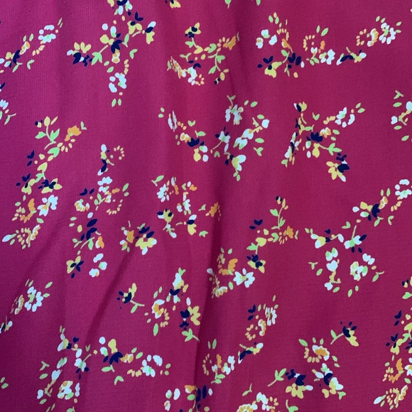 Lulus Bliss Me Hot Pink Floral Print Midi Skirt - NWOT! - Picture 7 of 12